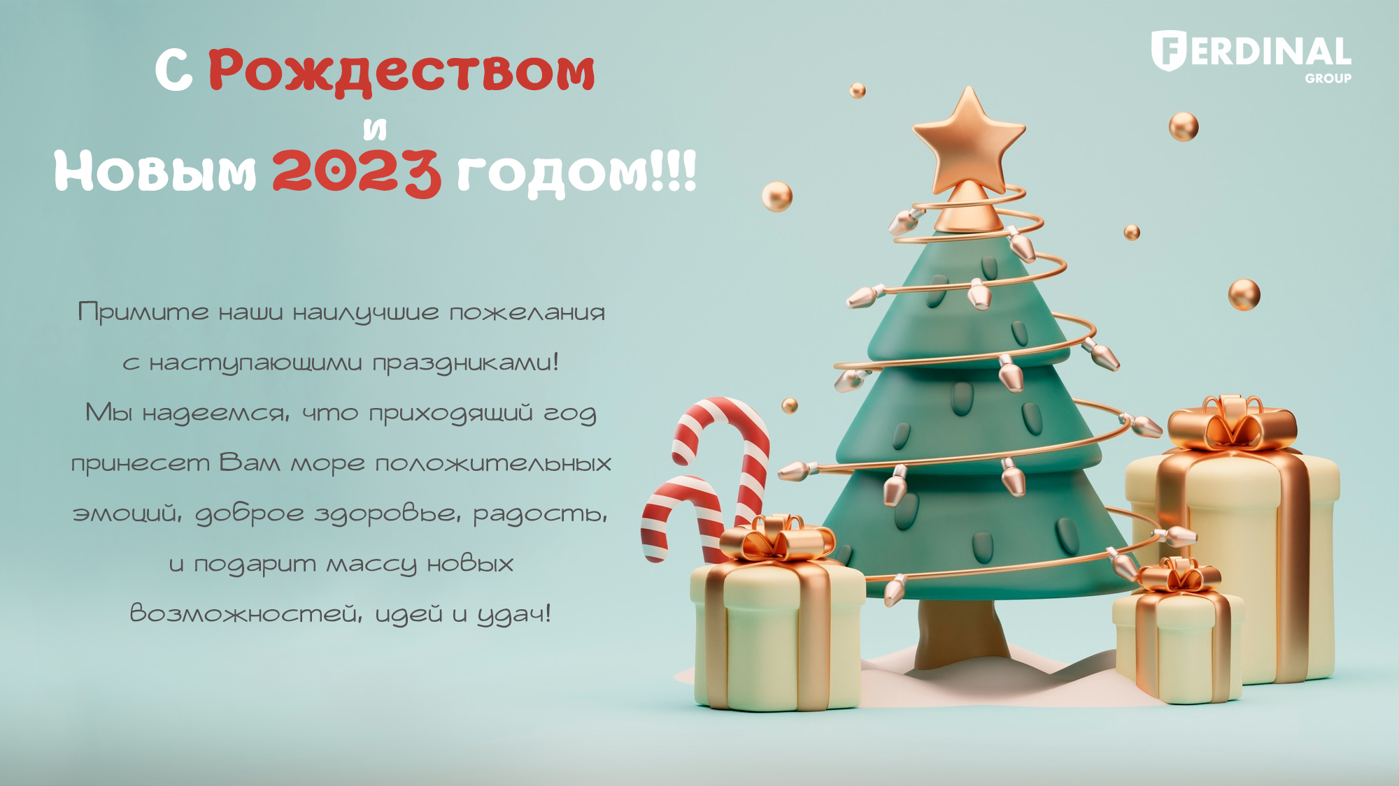 С Новым 2024 годом и Рождеством Христовым! 